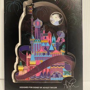 Disney Castle Jumbo Spinner Small World Pin Ashley Taylor Design LE 3000
